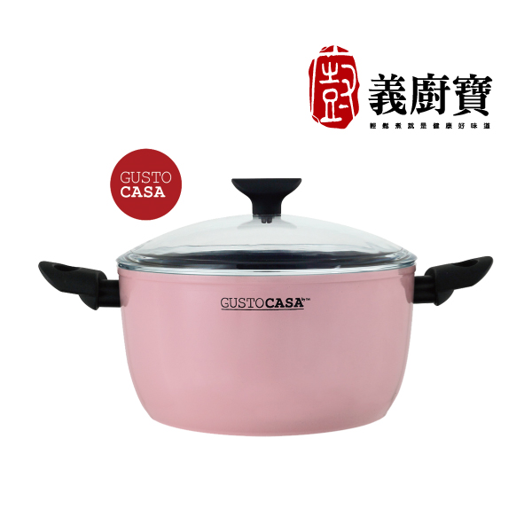 義廚寶 完美鈦系列 24CM雙耳湯鍋